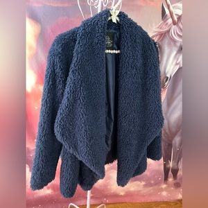 NEW faux fur coat by Louise Paris size Large